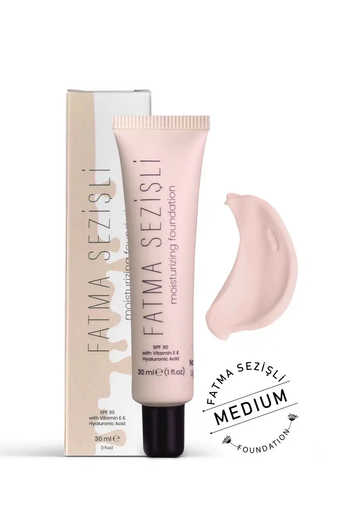 Fatma SEZİŞLİ SPF 30 Koruma ve Nemlendirme Özellikli Orta Kapatıcılı Fondöten