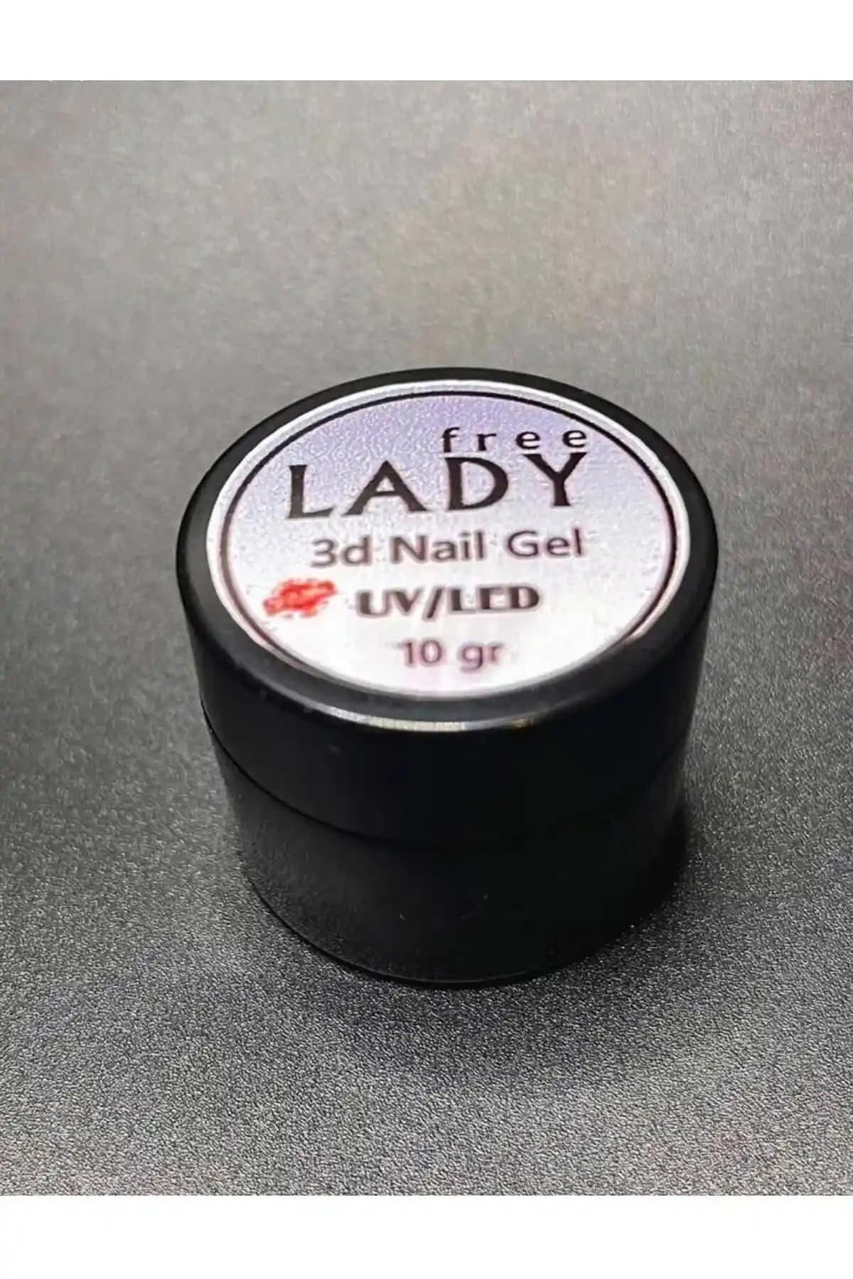 FREELADY Protez Tırnak 3D Jel UV/LED - 10gr Beyaz Hamur Desen Jel Özellikleri