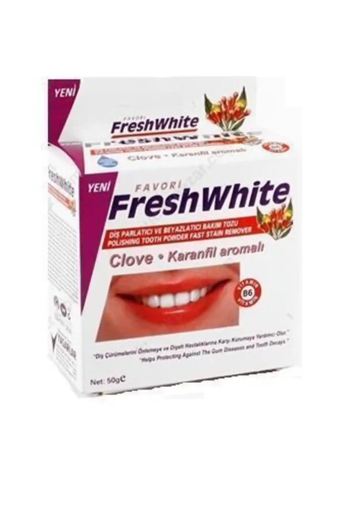 Fresh White Diş Tozu Smokers 50 gr: Sigara Lekelerine Karşı Etkili Diş Beyazlatıcı