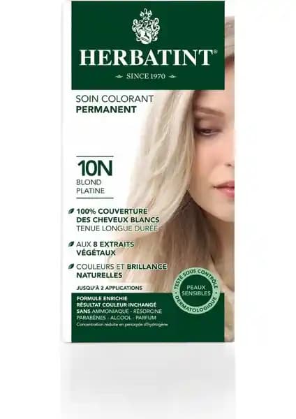Herbatint Kalıcı Bitkisel Saç Boyası Platinum Blonde 10N Platin Sarısı 150 ML