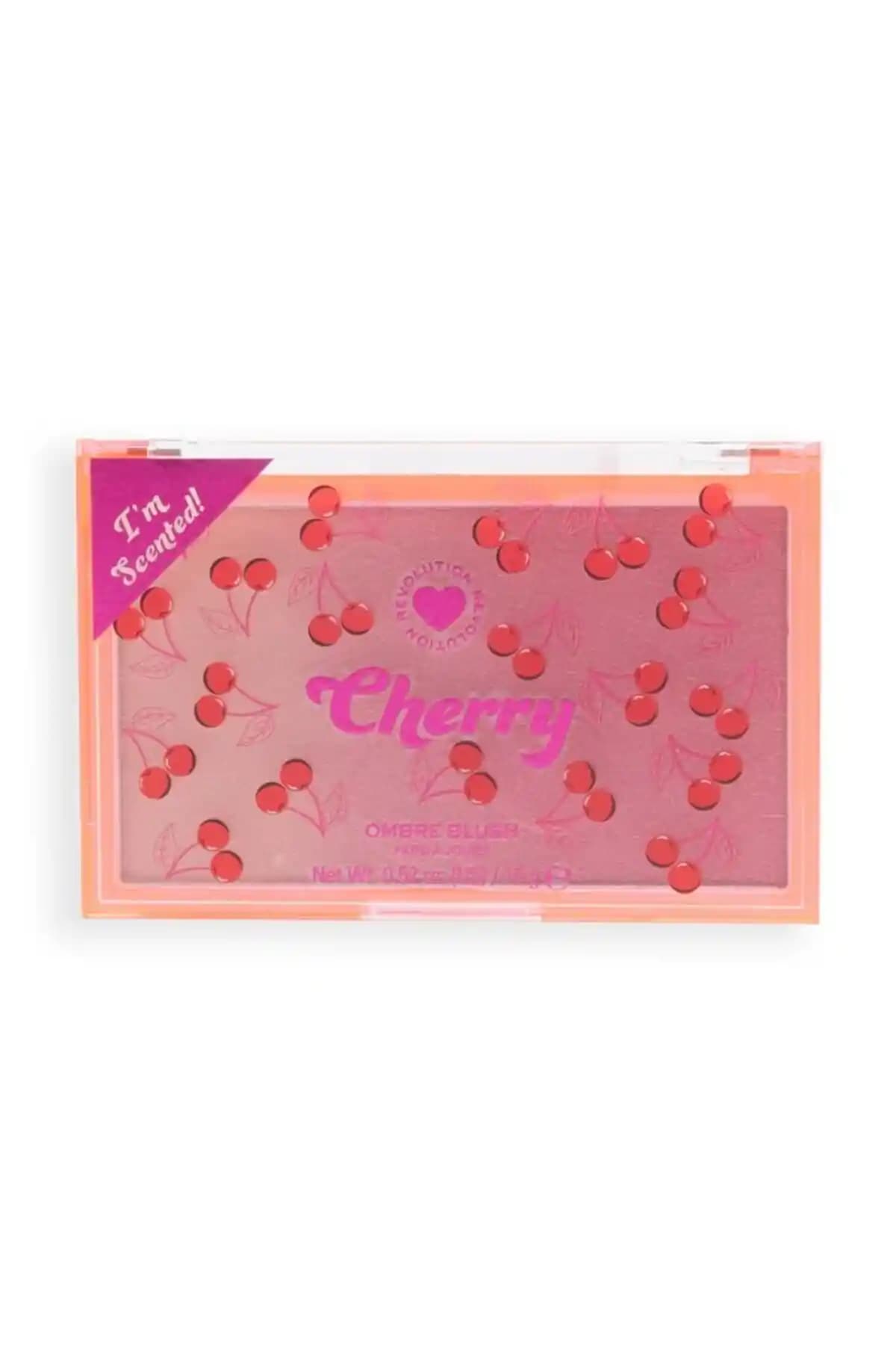 I Heart Revolution I HEART REV.OMBRE ALLIK CHERRY: Canlı ve Işıltılı Toz Allık Deneyimi