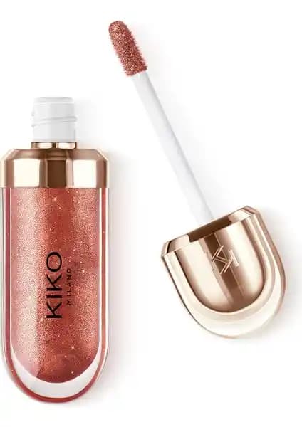 Kiko Milano 3D Hydra Lip Gloss Enchanting Rosewood Dudak Parlatıcısı - Sınırlı Üretim