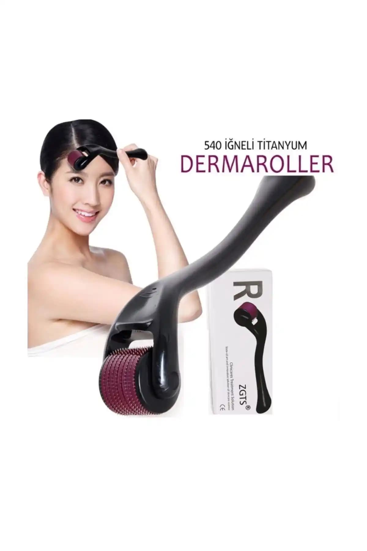 Kozmetik 1.50mm Zgts Dermaroller 540 İğneli Cilt Yenileme ve Bakım Aleti