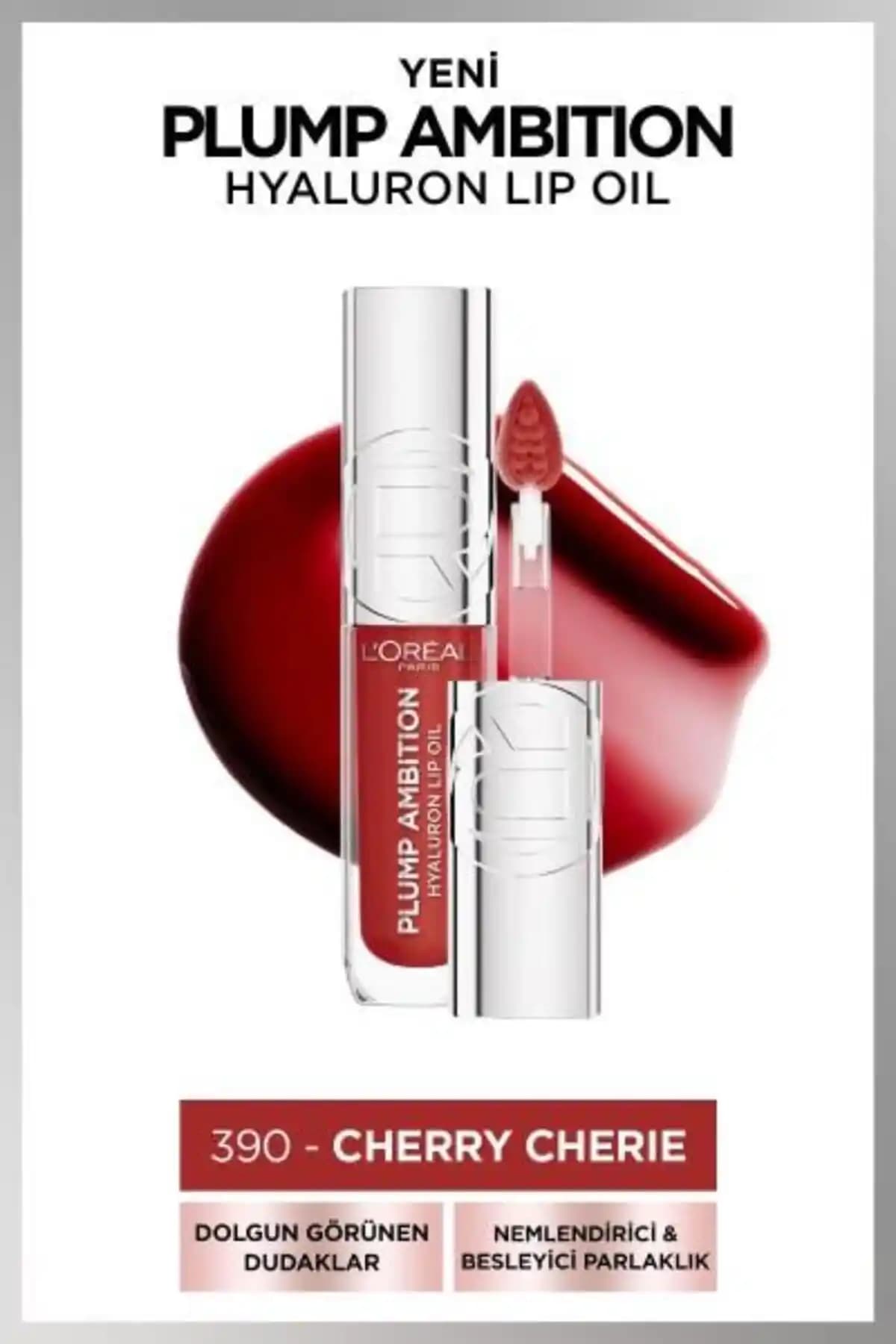 L'Oréal Paris Plump Ambition Hyaluron Lip Oil ile Dudaklarda Dolgunluk ve Nemlendirme
