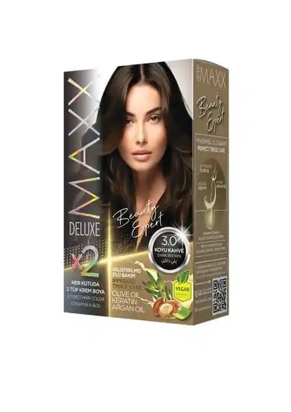 Maxx Deluxe 3.0 Koyu Kahve ve Sea Color 8.3 Bal Köpüğü Saç Boyası Karşılaştırması