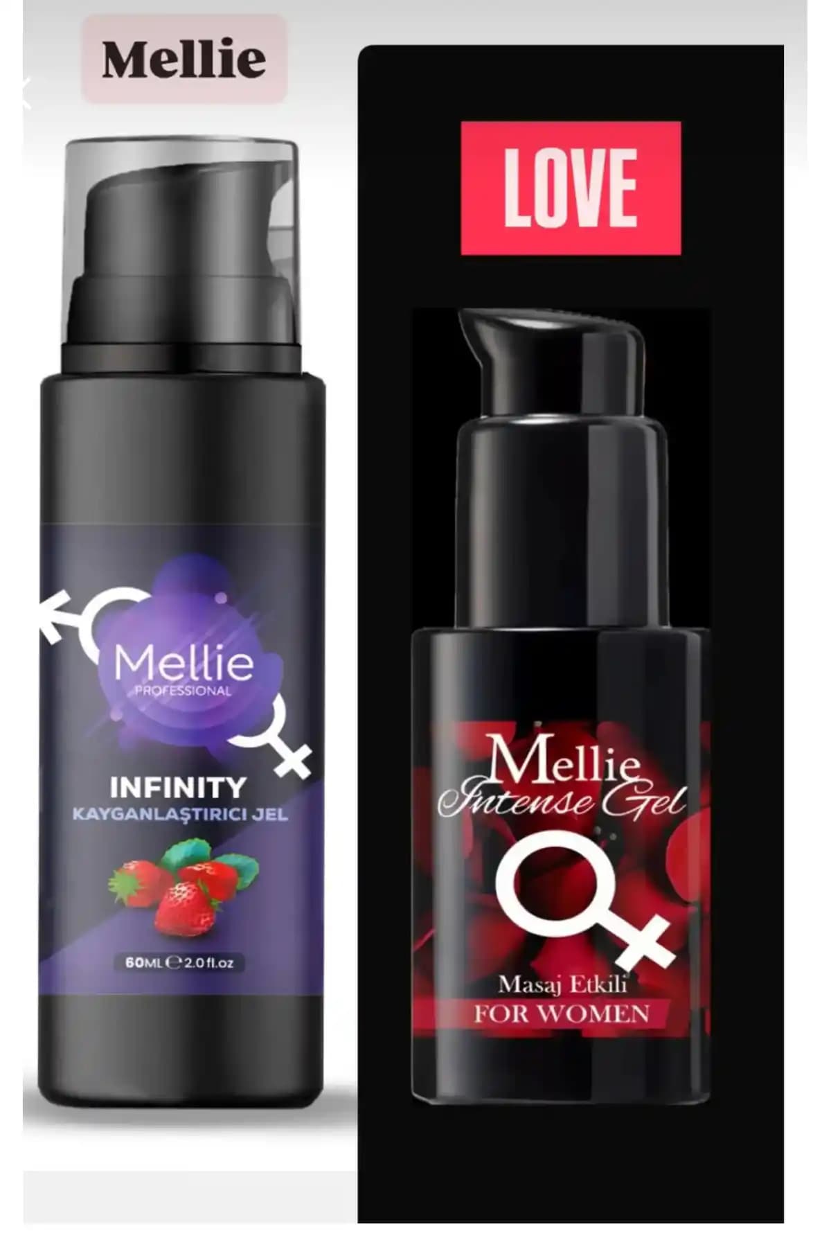 Mellie Professional Kadın İstek ve Zevk Arttırıcı Kayganlaştırıcı 2’li Set 100 ml