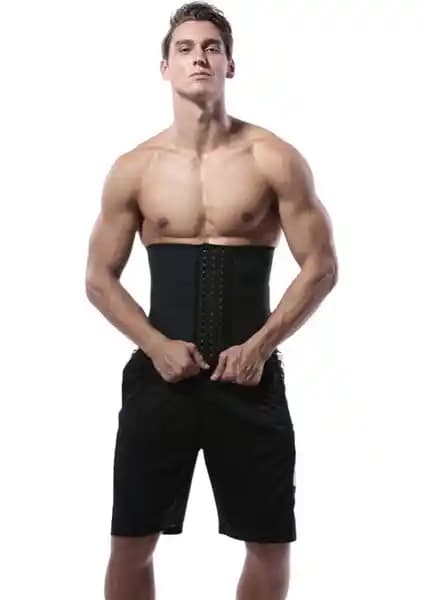 Mistirik Erkek Lateks Korse ile Göbek ve Bel Bölgesinde Etkili Şekillendirme Sağlayın