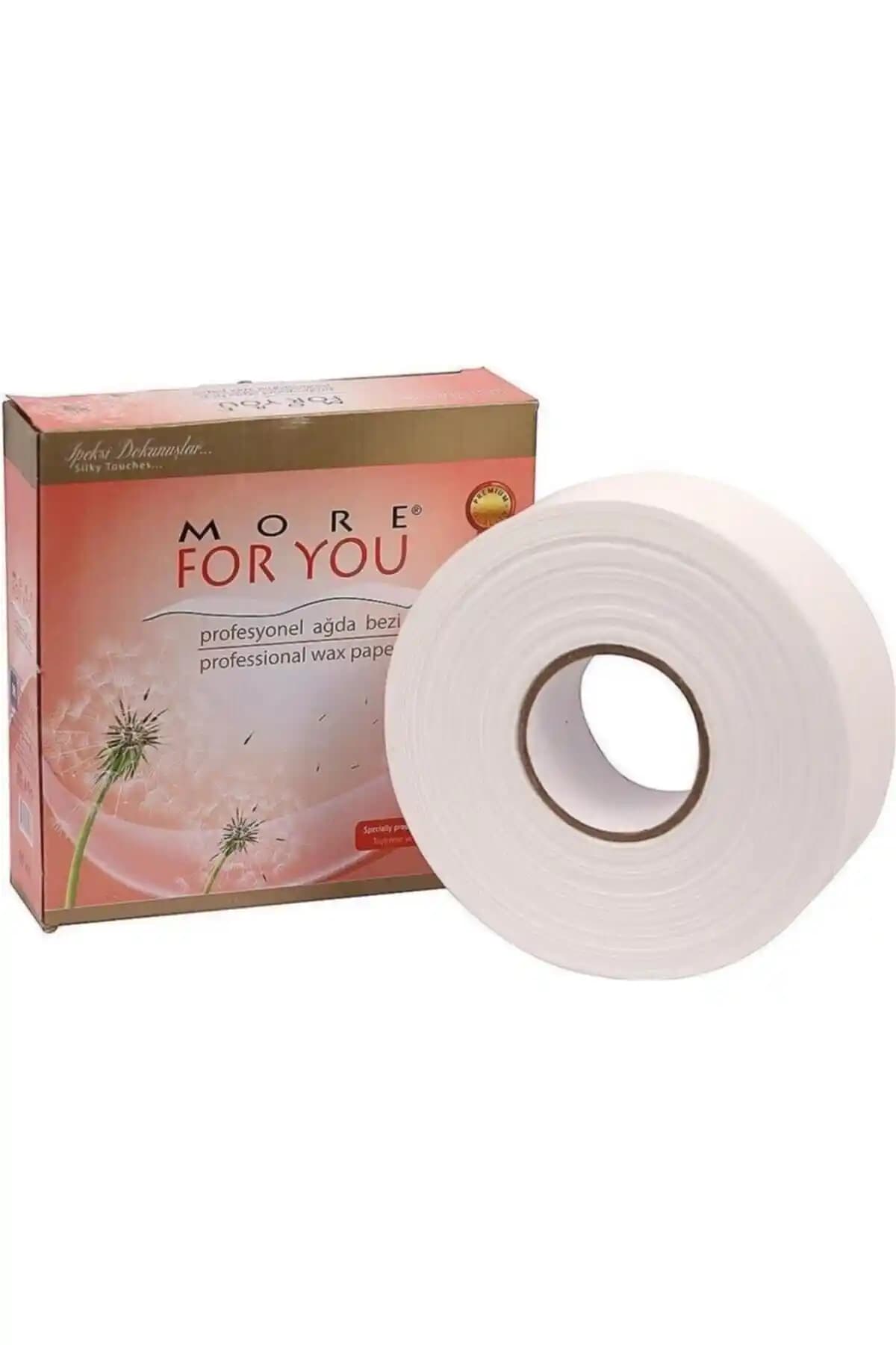 More For You Ağda Bezi Pembe 80 Mt: Dayanıklı ve Hassas Ciltlere Uygun Ağda Bezi