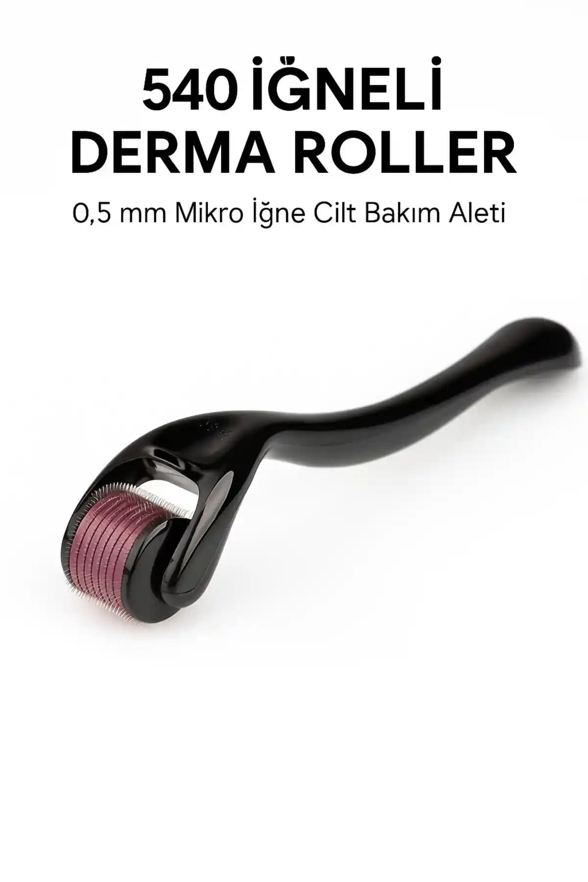 MUHEN 540 İğneli 0,5 mm Titanyum Uçlu Derma Roller ile Etkili Cilt Bakımı