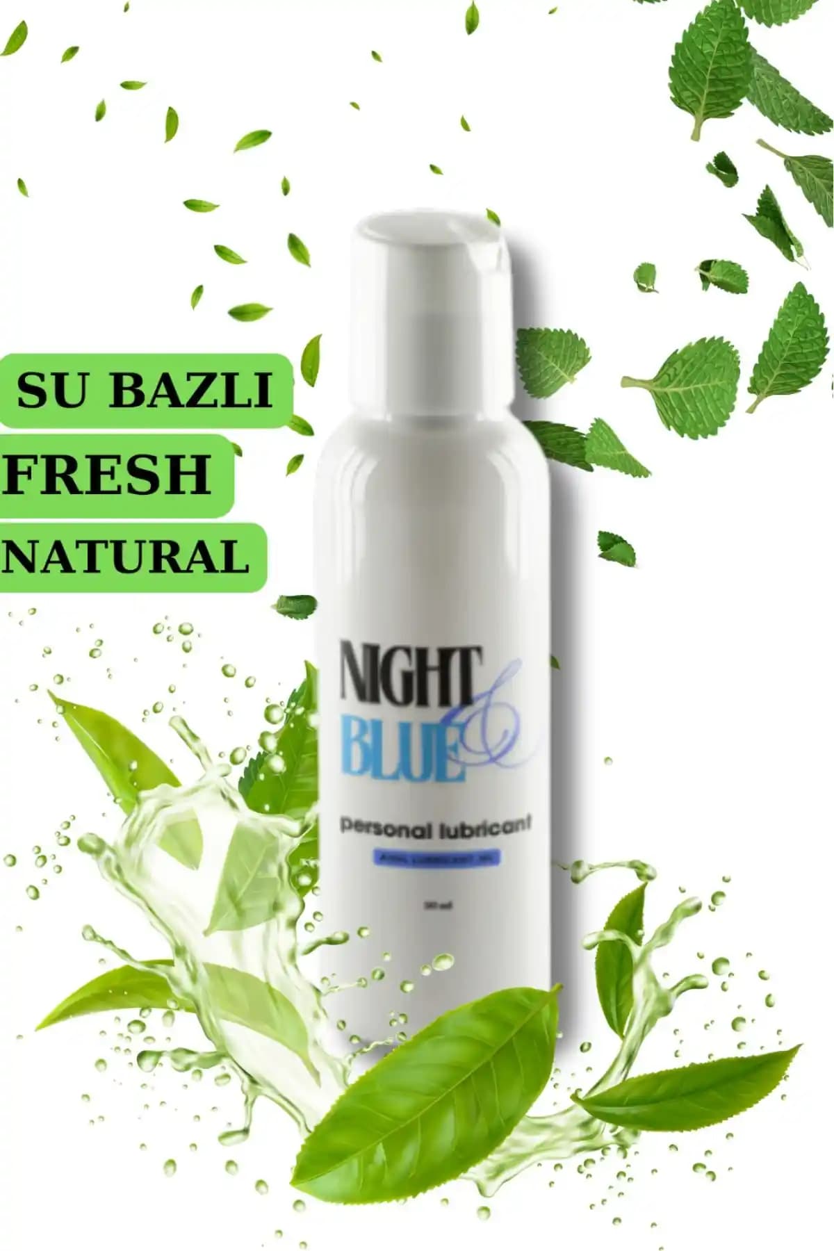 Night Blue Geliştirilmiş Anal Kayganlaştırıcı Jel 50 ml - Doğal ve Yenilebilir Formül