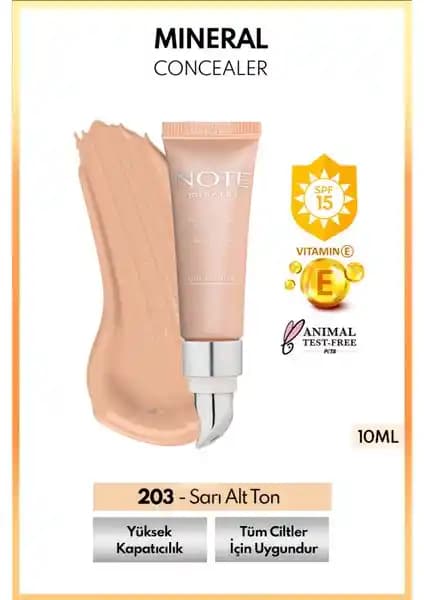 Note Mineral ve Collagen Concealer SPF 15 ve 20 Göz Altı Kapatıcı Karşılaştırması