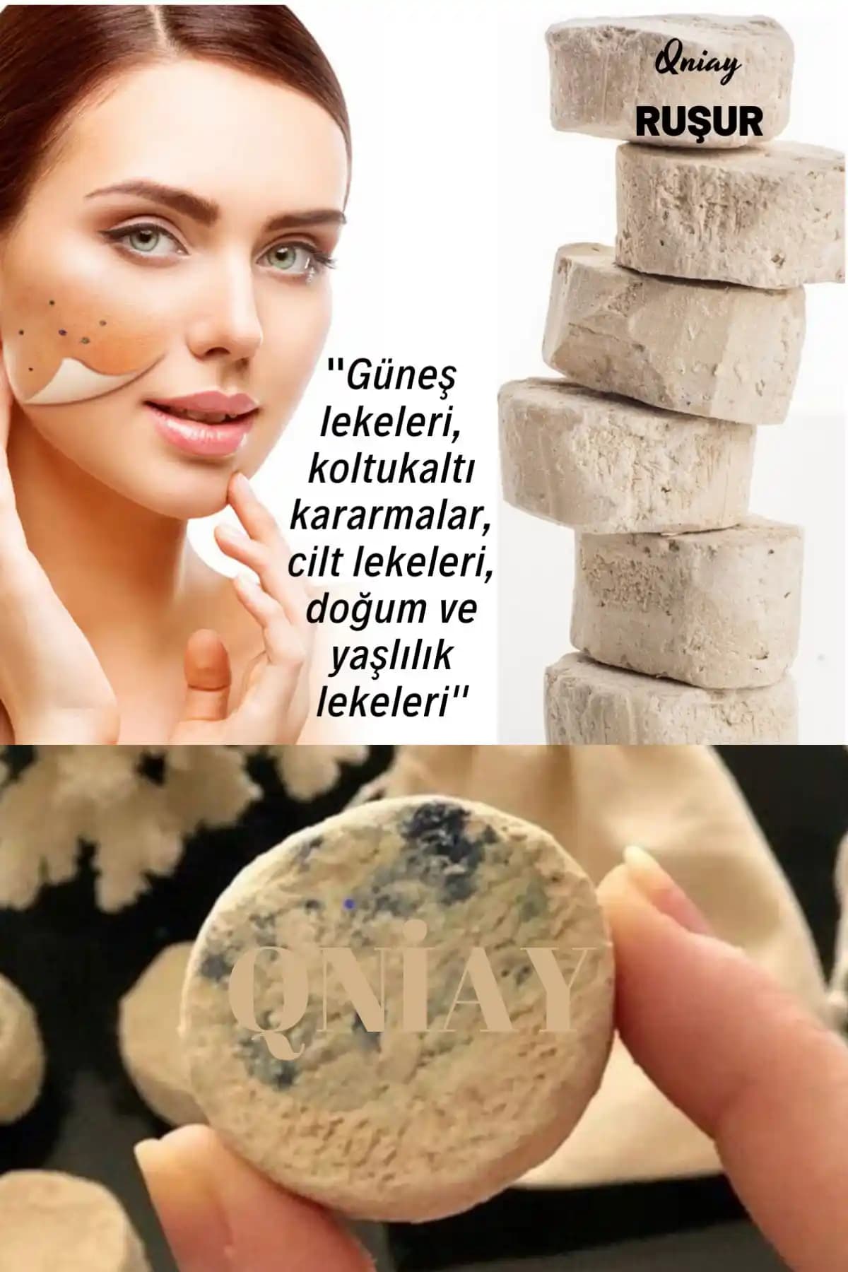 QNİAY Ruşur: Doğal Mineralli Peeling ile Cilt Beyazlatma ve Gözenek Arındırma