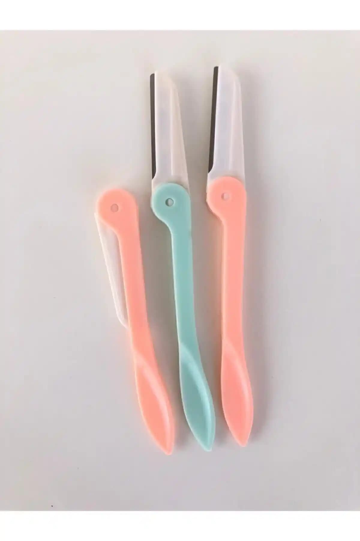 Roesıa Rose Cosmetics 3 Parça Kaş Usturası: Keskin ve Pratik Kaş Bakımı Çözümü