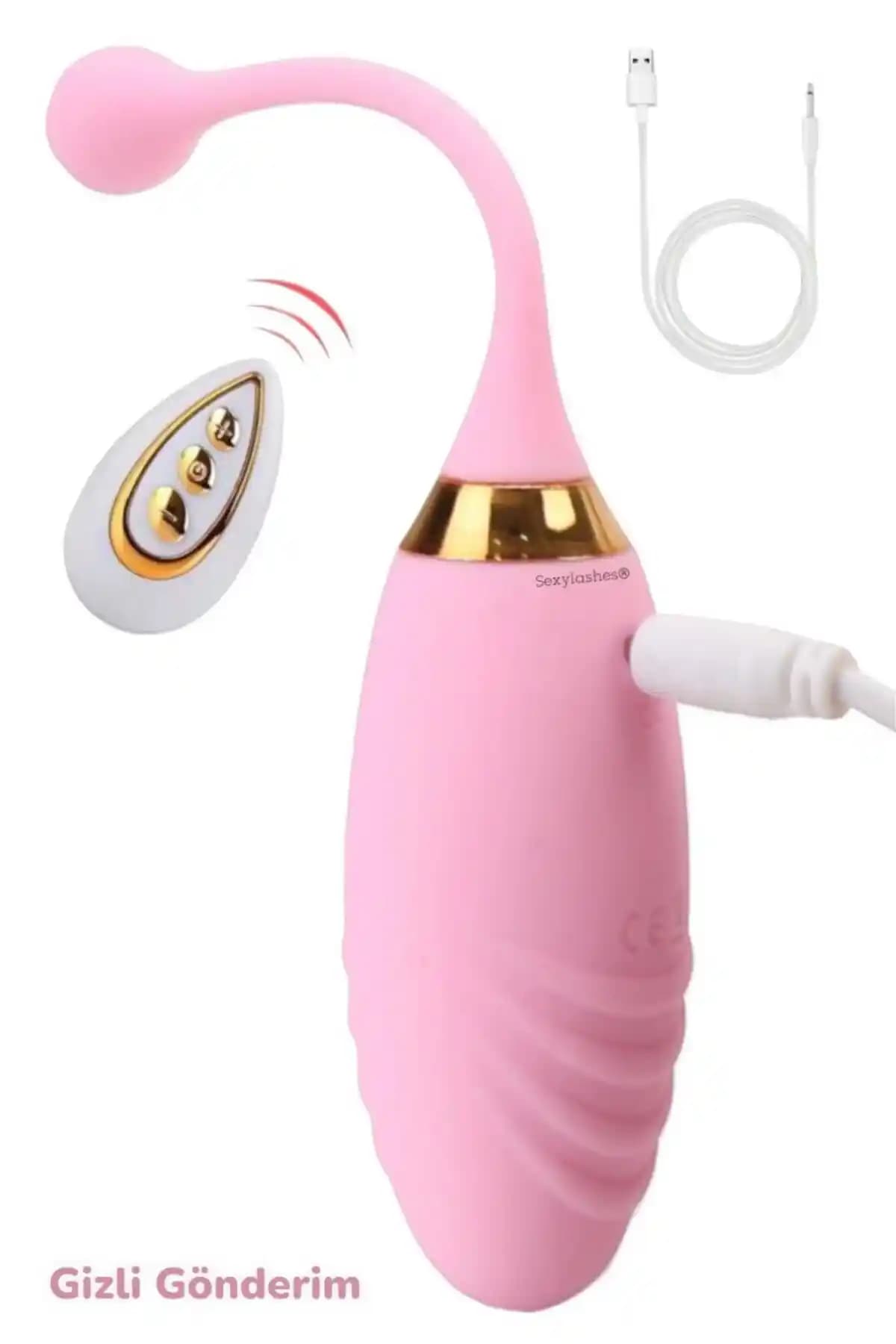 Sexylashes 10 Modlu Uzaktan Kumandalı Şarjlı Giyilebilir Orgazm Vibratörü