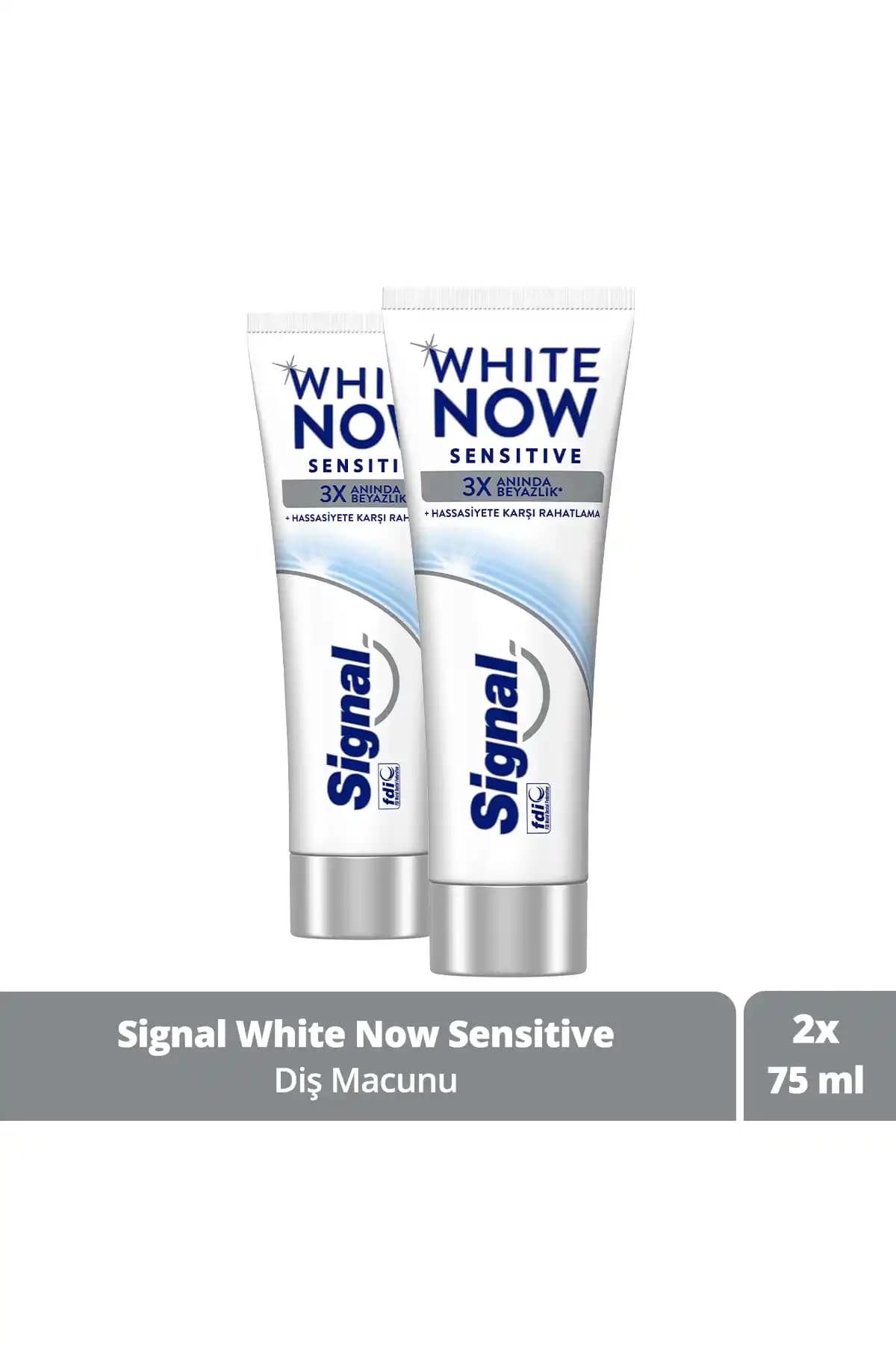 Signal White Now Sensitive: Hassas Dişler İçin Etkili Beyazlatıcı Diş Macunu