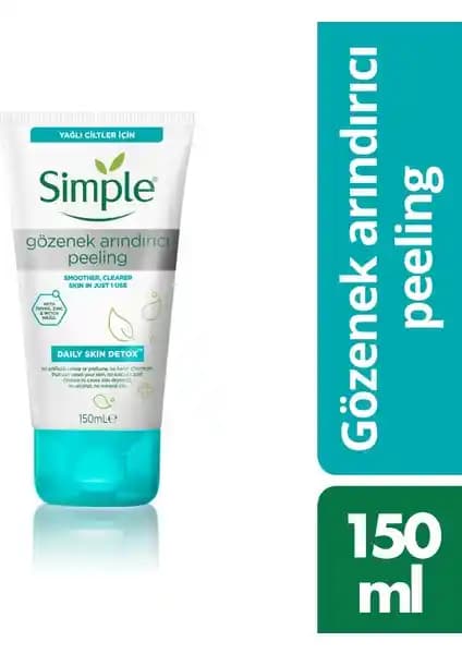 Simple Daily Skin Detox Peeling ile Yağlı ve Mat Ciltler İçin Nazik ve Etkili Bakım