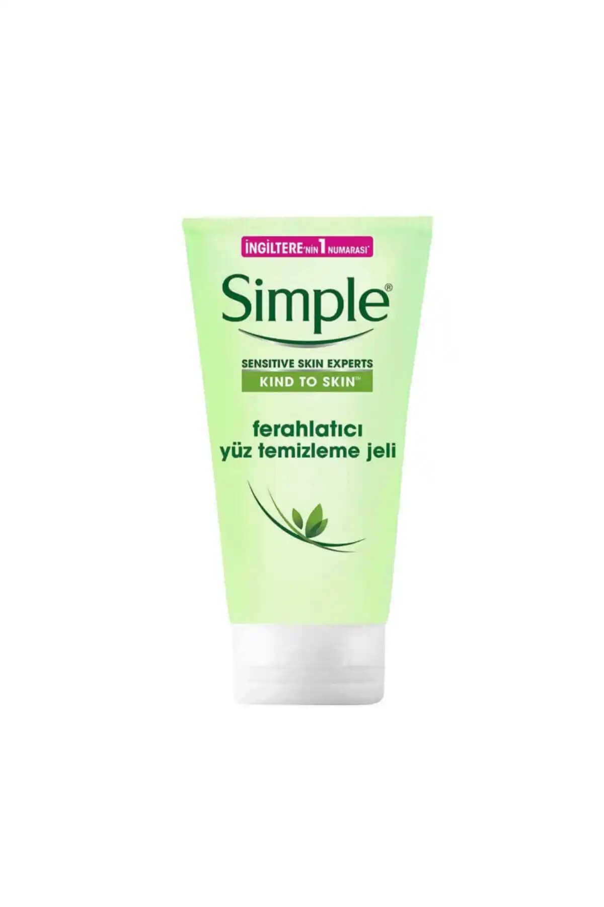 Simple Ferahlatıcı Yüz Temizleme Jeli 150 ml: Hassas Ciltler İçin Nazik ve Etkili Temizlik