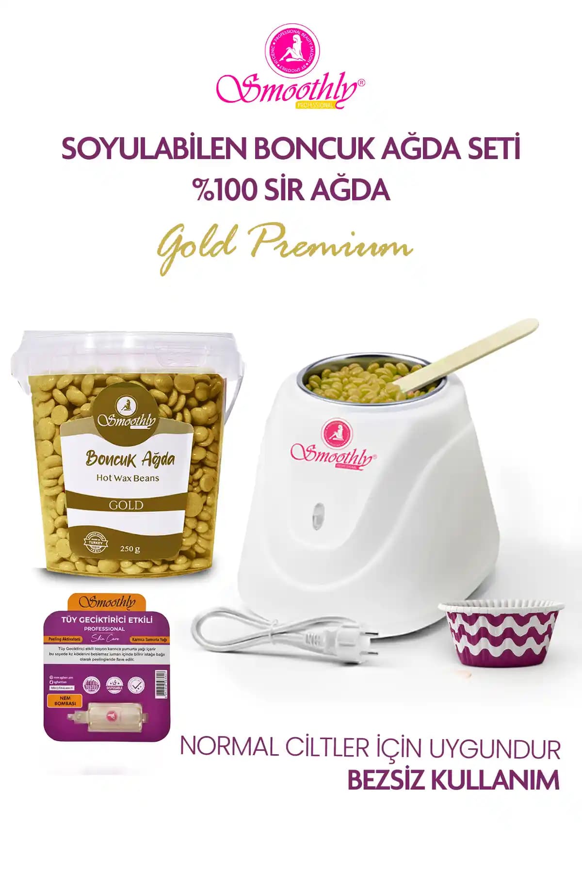 Smoothly Gold Soyulabilen Boncuk Ağda Seti: Profesyonel ve Pratik Ağda Deneyimi