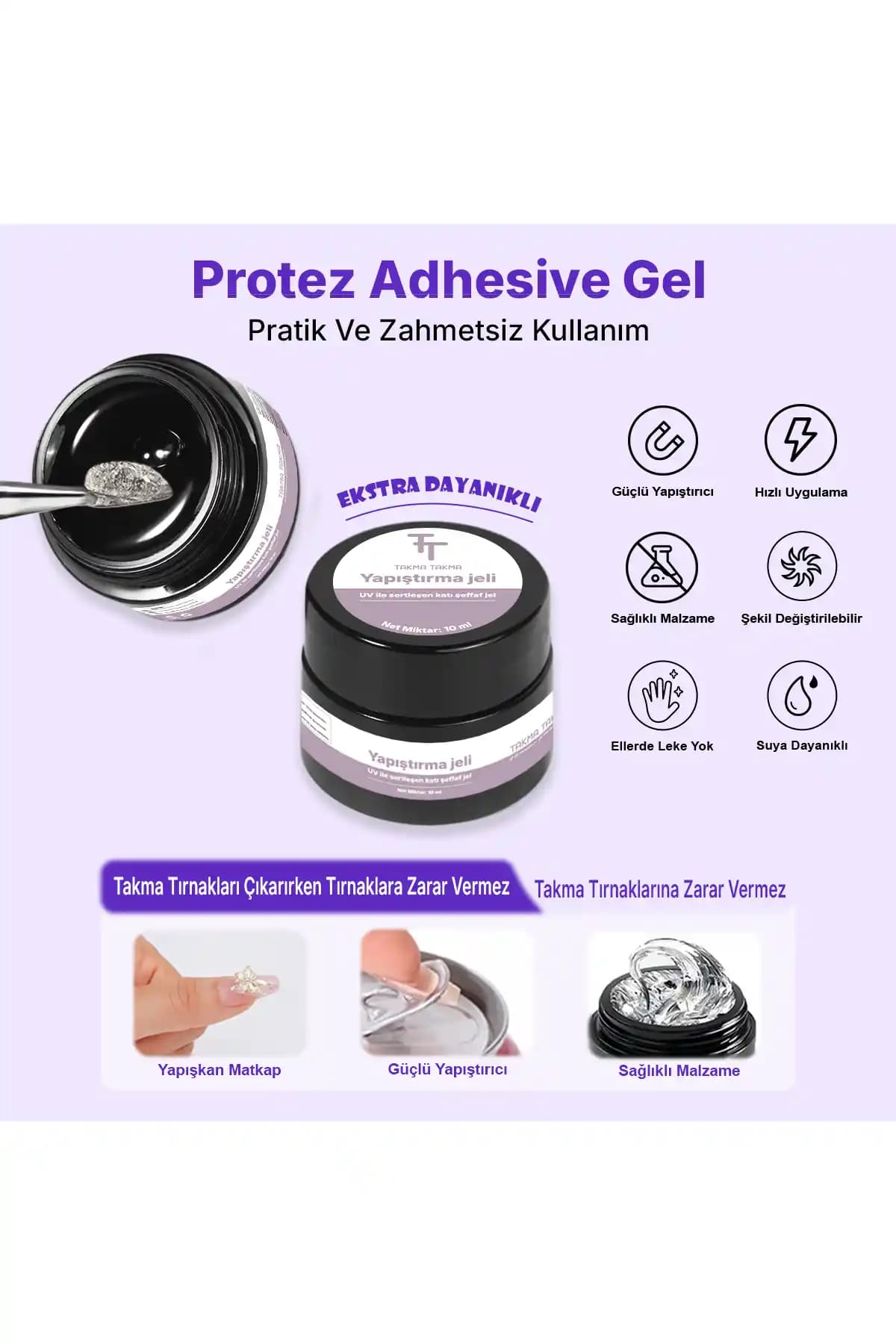 Takma Takma Takma Tırnak Yapıştırıcısı: Dayanıklı ve Profesyonel Protez Tırnak Çözümü