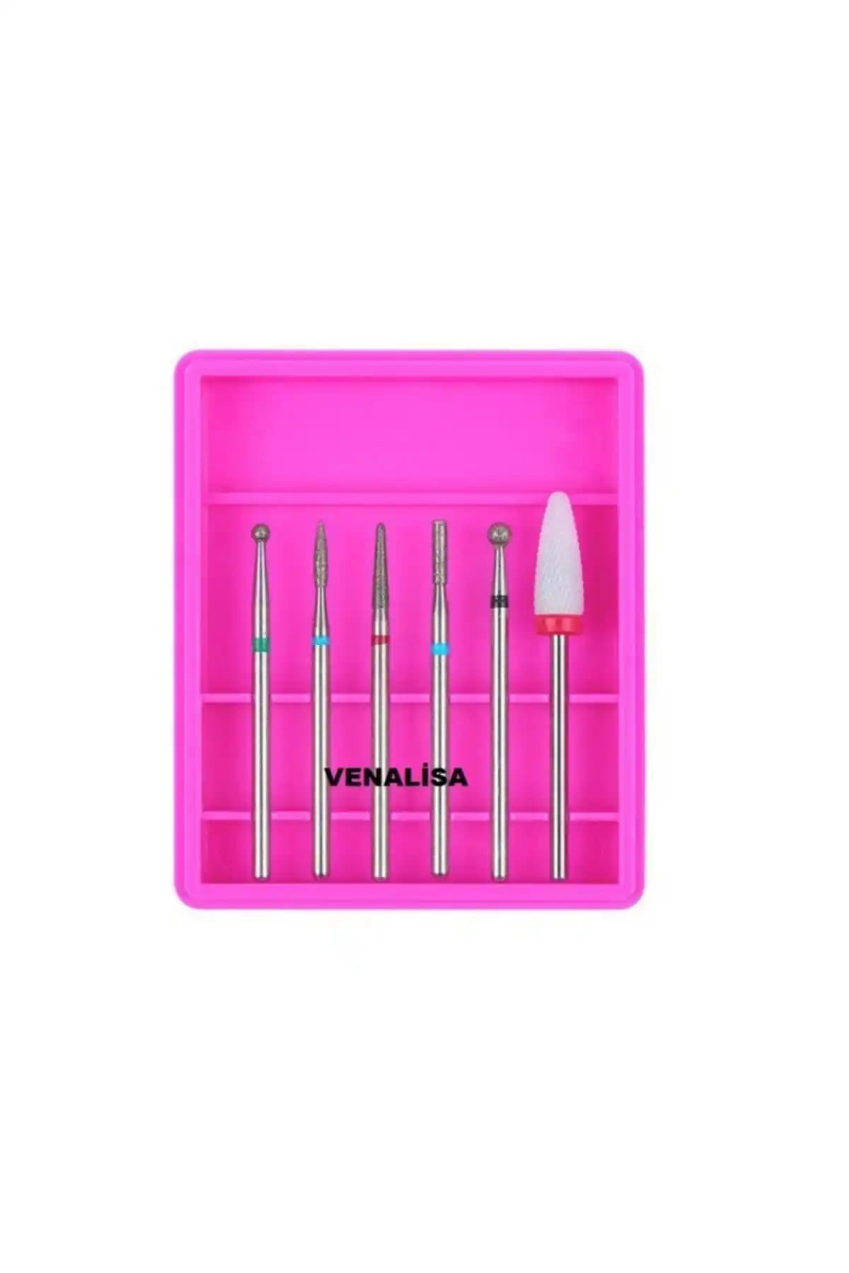 Venalisa Manikür ve Çıkarma Seti: Dayanıklı Seramik ve Elmas Uçlarla Profesyonel Tırnak Bakımı