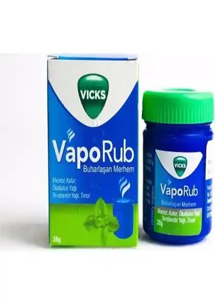 Vicks VapoRub Mentollü Merhem: Soğuk Algınlığı ve Öksürükte Doğal Rahatlama Sağlar