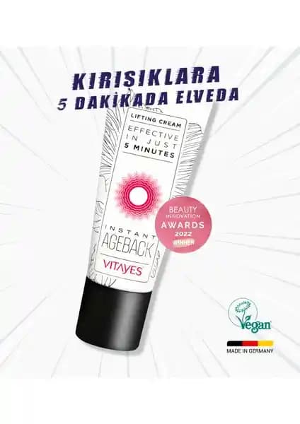Vitayes Anlık Etkili Yüz Kremi: Göz Altı Torbalarına ve Kırışıklıklara Hızlı Çözüm