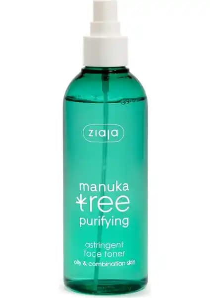 Ziaja Manuka Tonik 200ml: Karma ve Yağlı Ciltler İçin Doğal Gözenek Sıkılaştırıcı Tonik
