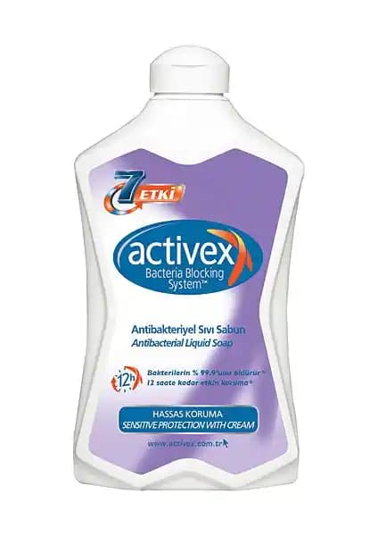 Activex Hassas Antibakteriyel Sıvı Sabun 1000 ml ile Güvenli ve Etkili Temizlik