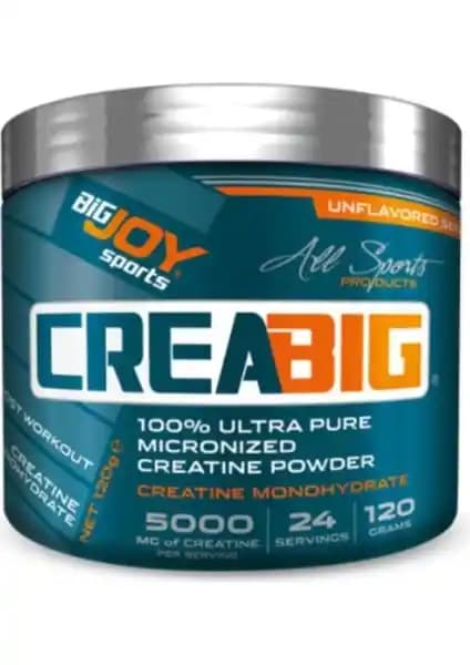 Bigjoy Crea Big Mikronize Kreatin Tozuyla Spor Performansınızı Artırın