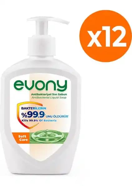 Evony Antibakteriyel Sıvı Sabun Soft Care: Güçlü Hijyen ve Cilt Dostu Formül