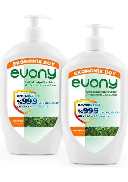 Evony Okaliptus Antibakteriyel Sıvı Sabun 700ml Hijyen ve Doğallığın Buluşması