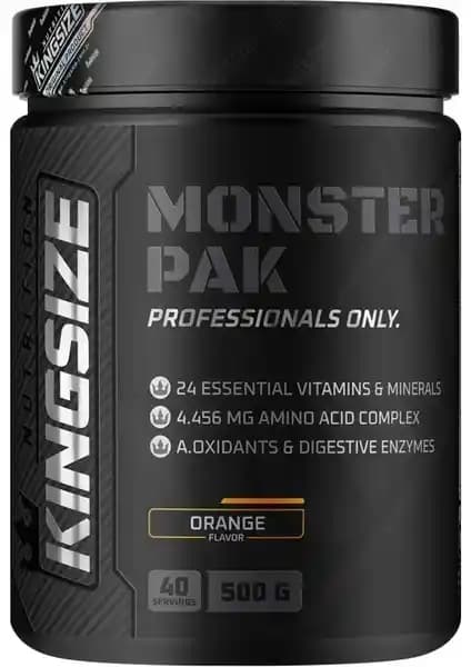 Kingsize Nutrition Monster Pak 500 g Sporcular ve Aktif Yaşam İçin Güçlü Multivitamin Takviyesi