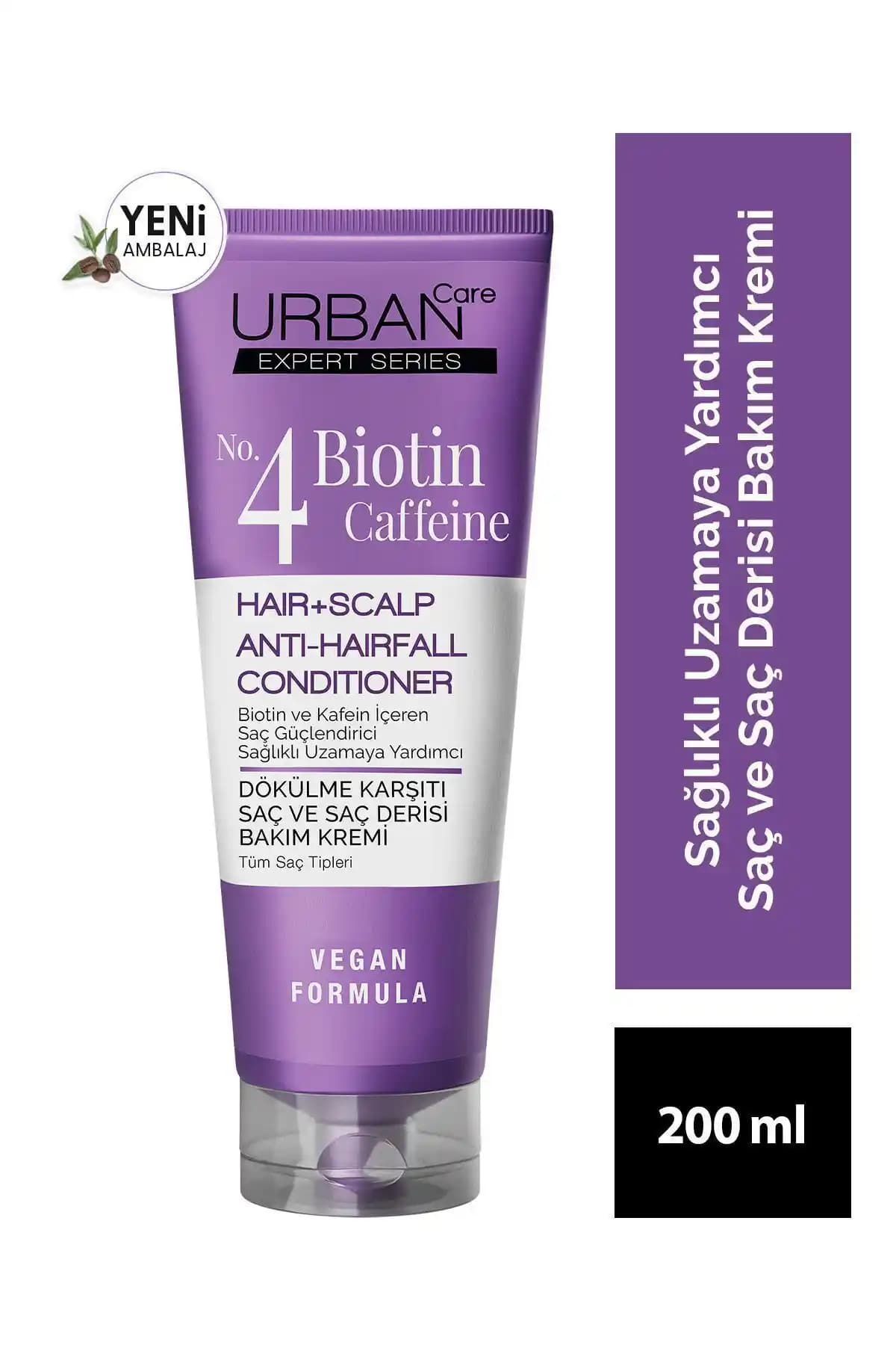 Urban Care No. 4 EXPERT Serisi Biotin ve Kafein Dökülme Karşıtı Saç Kremi Özellikleri ve Faydaları