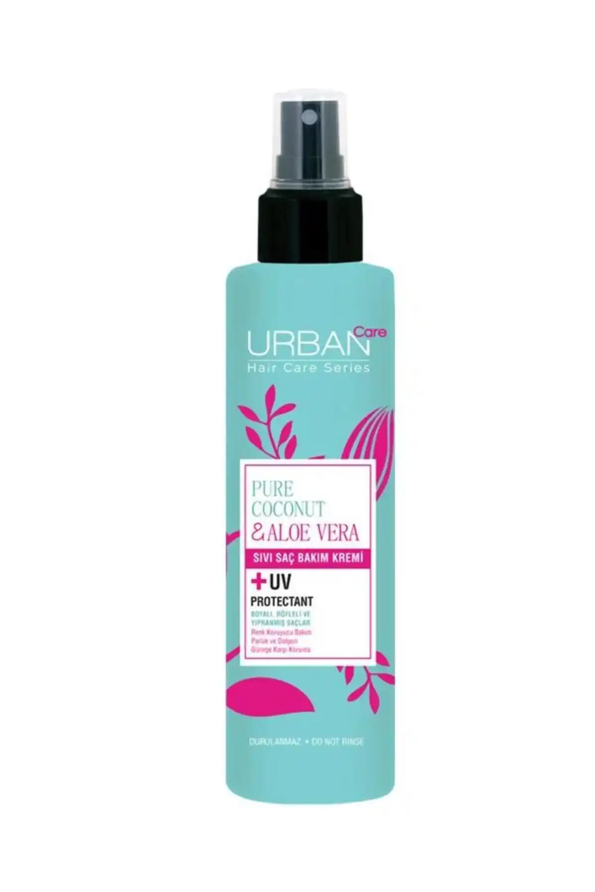Urban Care Pure Coconut & Aloe Vera Sıvı Saç Bakım Kremi Doğal ve Güçlendirici Saç Bakımı İçin