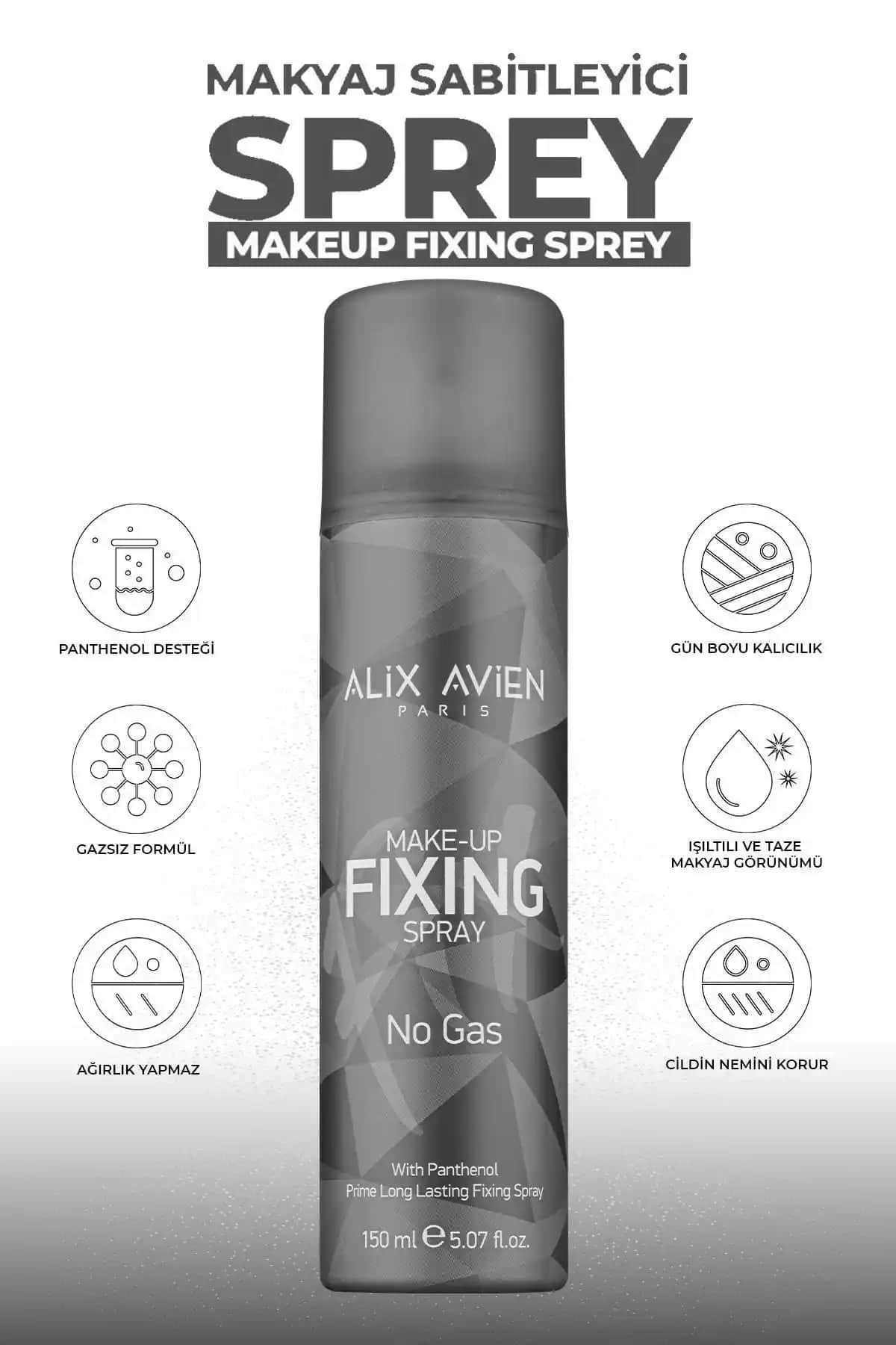 Alix Avien ve L'Oreal Paris Makyaj Sabitleyici Spreyleri Karşılaştırması