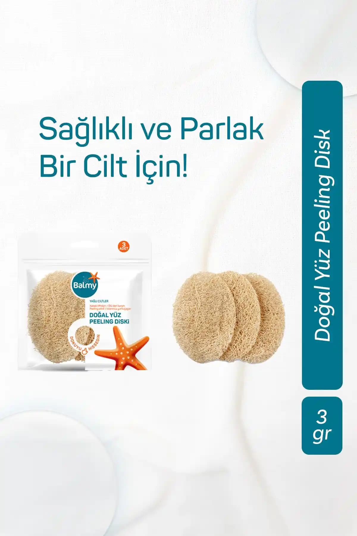 Balmy Kabak Yüz Peeling Diski: Doğal İçeriklerle Derinlemesine Temizlik ve Cilt Yenileme