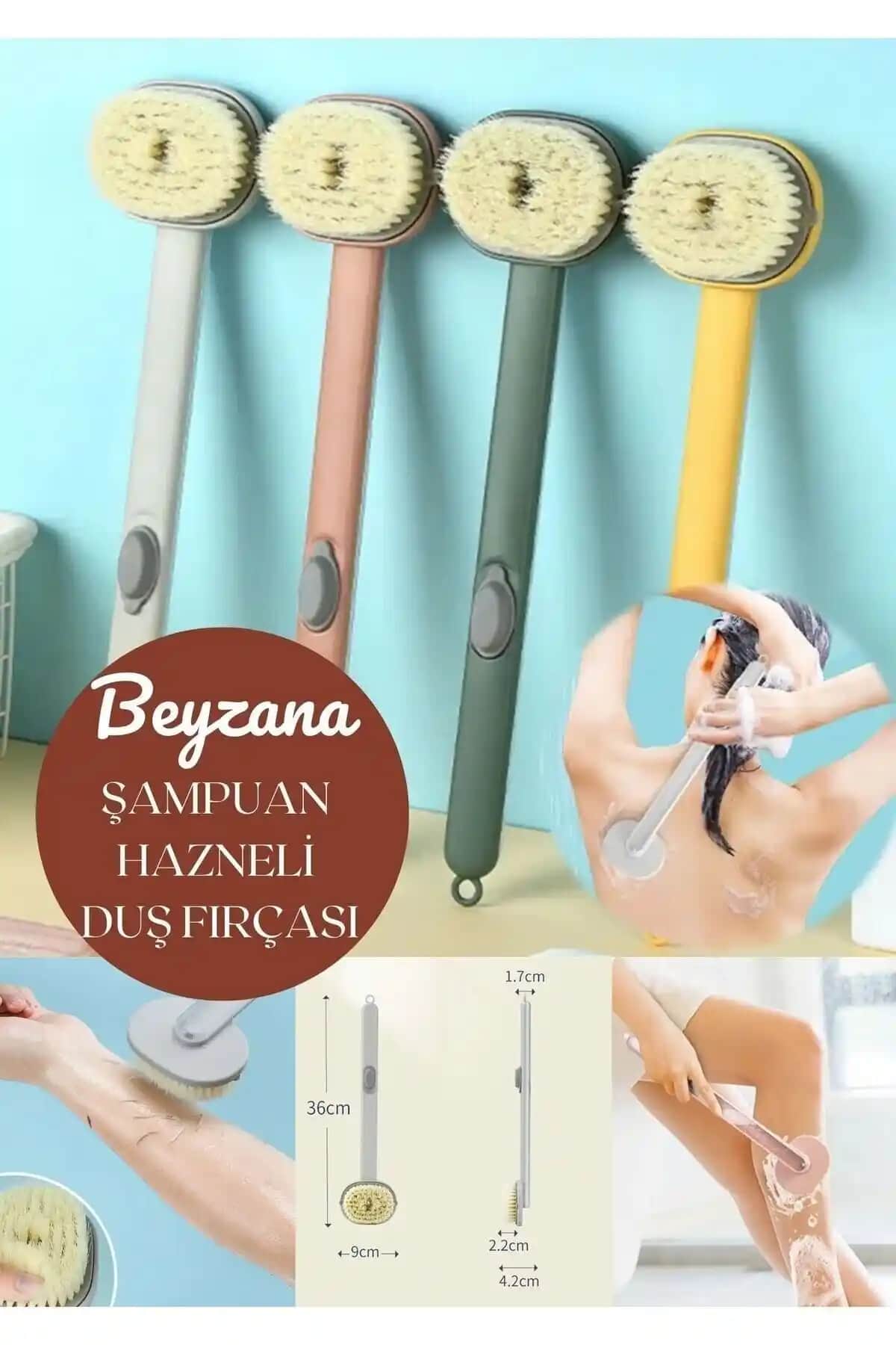 Beyzana Duş Fırçası ve Şampuan Hazneli Peeling Fırçası Detaylı İnceleme ve Kullanıcı Yorumları