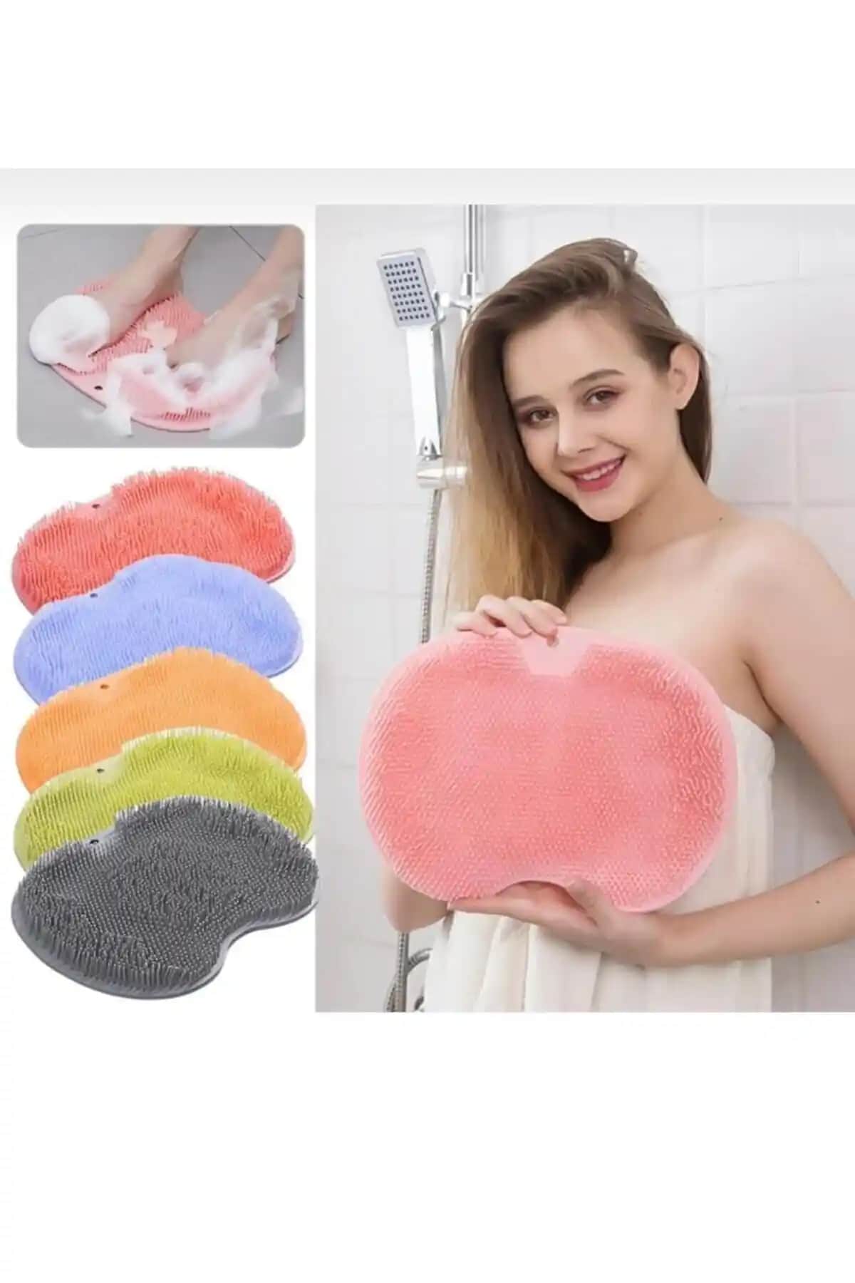 Genel Markalar Vantuzlu Banyo Fırçası ve Masaj Pedi ile Modern Banyolar İçin Yenilikçi Temizlik ve Rahatlama Çözümü