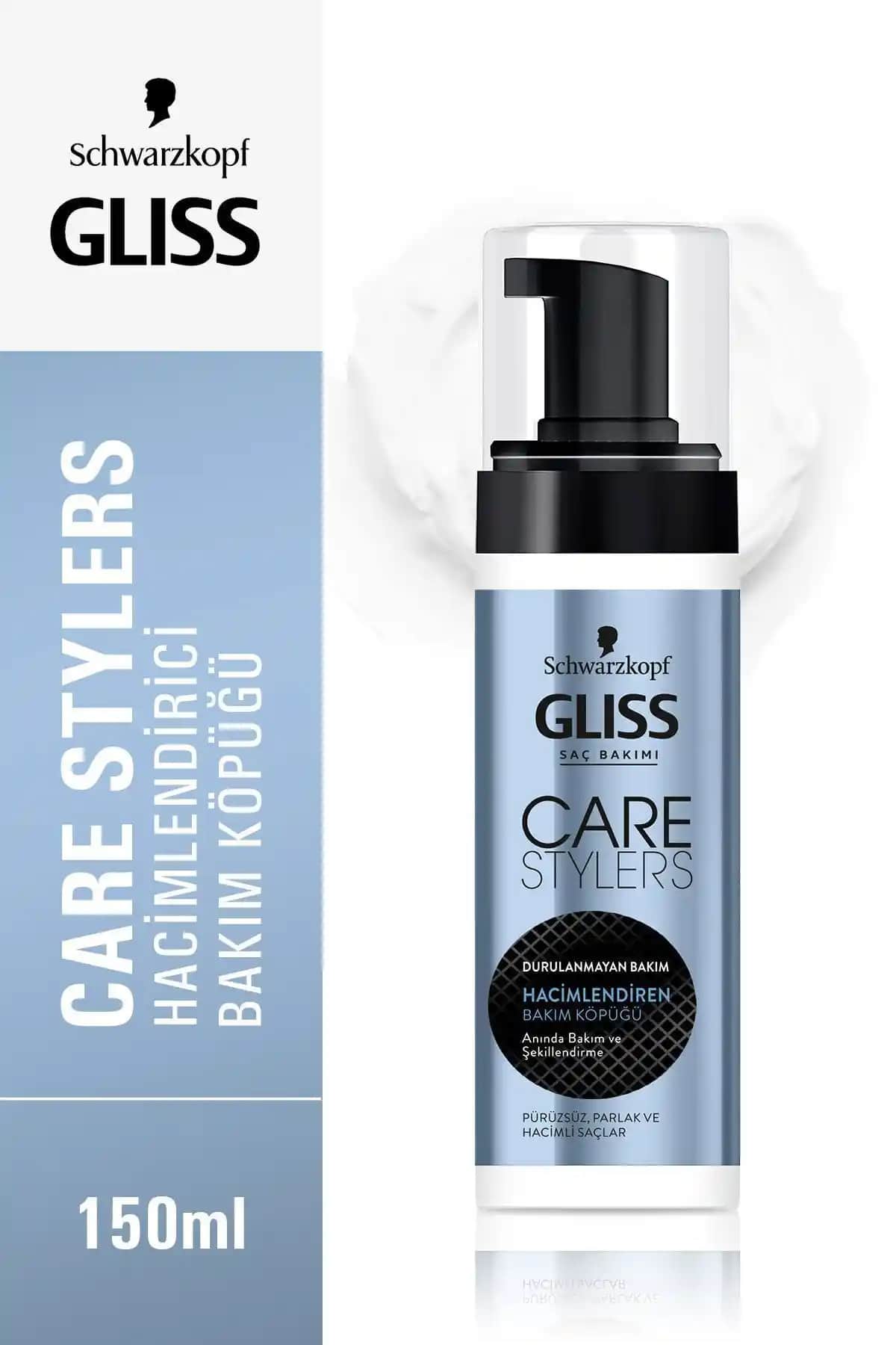 Gliss Care Stylers Hacimlendiren Saç Köpüğü ile Doğal ve Kalıcı Hacim Sağlama