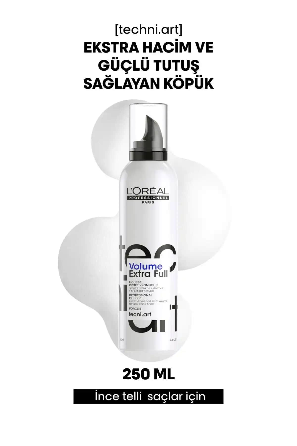 L'oreal Professionnel Techni Art Full Volume Ekstra Hacimlendirici Saç Köpüğü İnce ve Hacimsiz Saçlar İçin