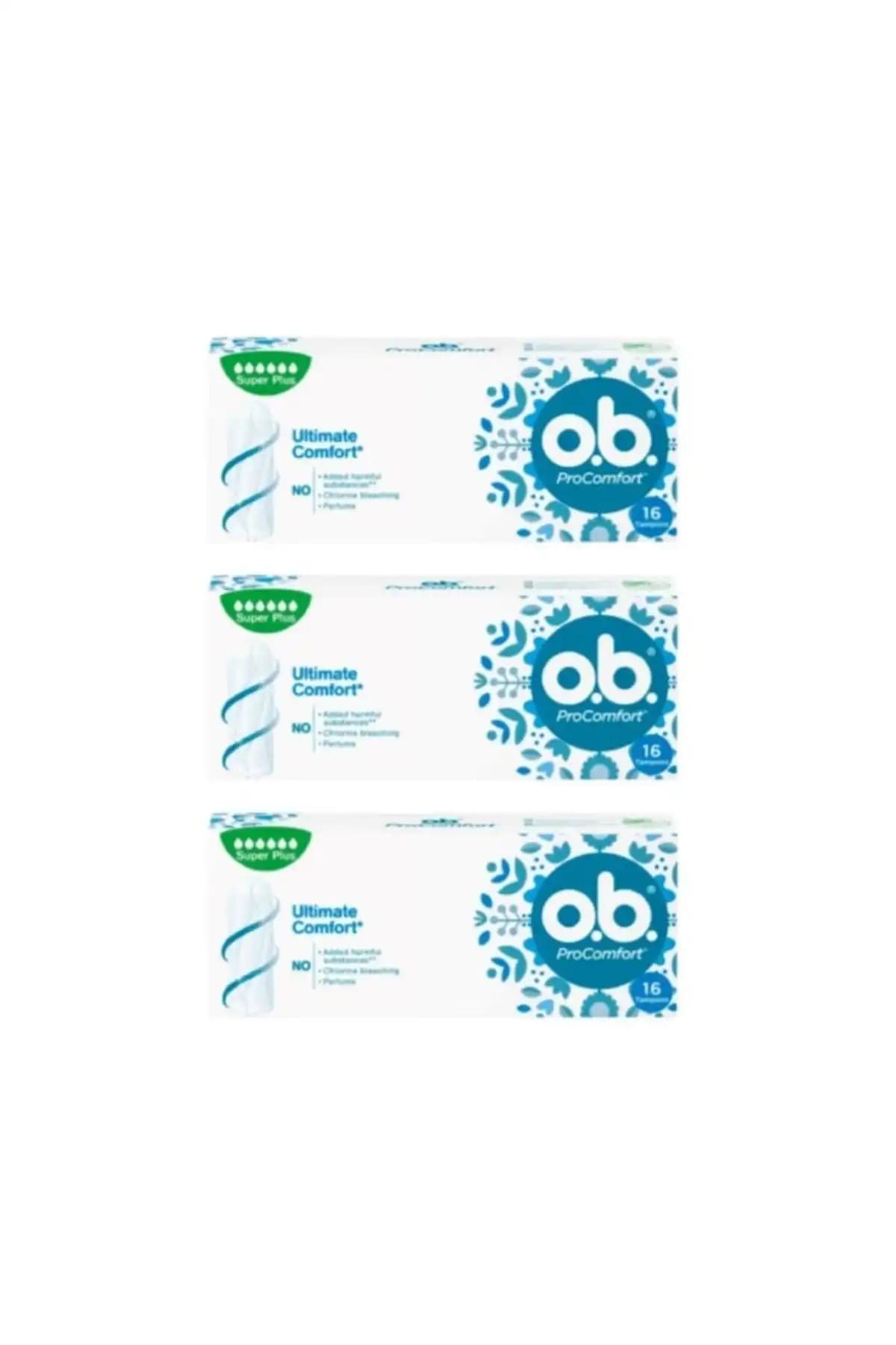 o.b. Tampon Süper ve Procomfort Tampon Süper Plus Karşılaştırması 2