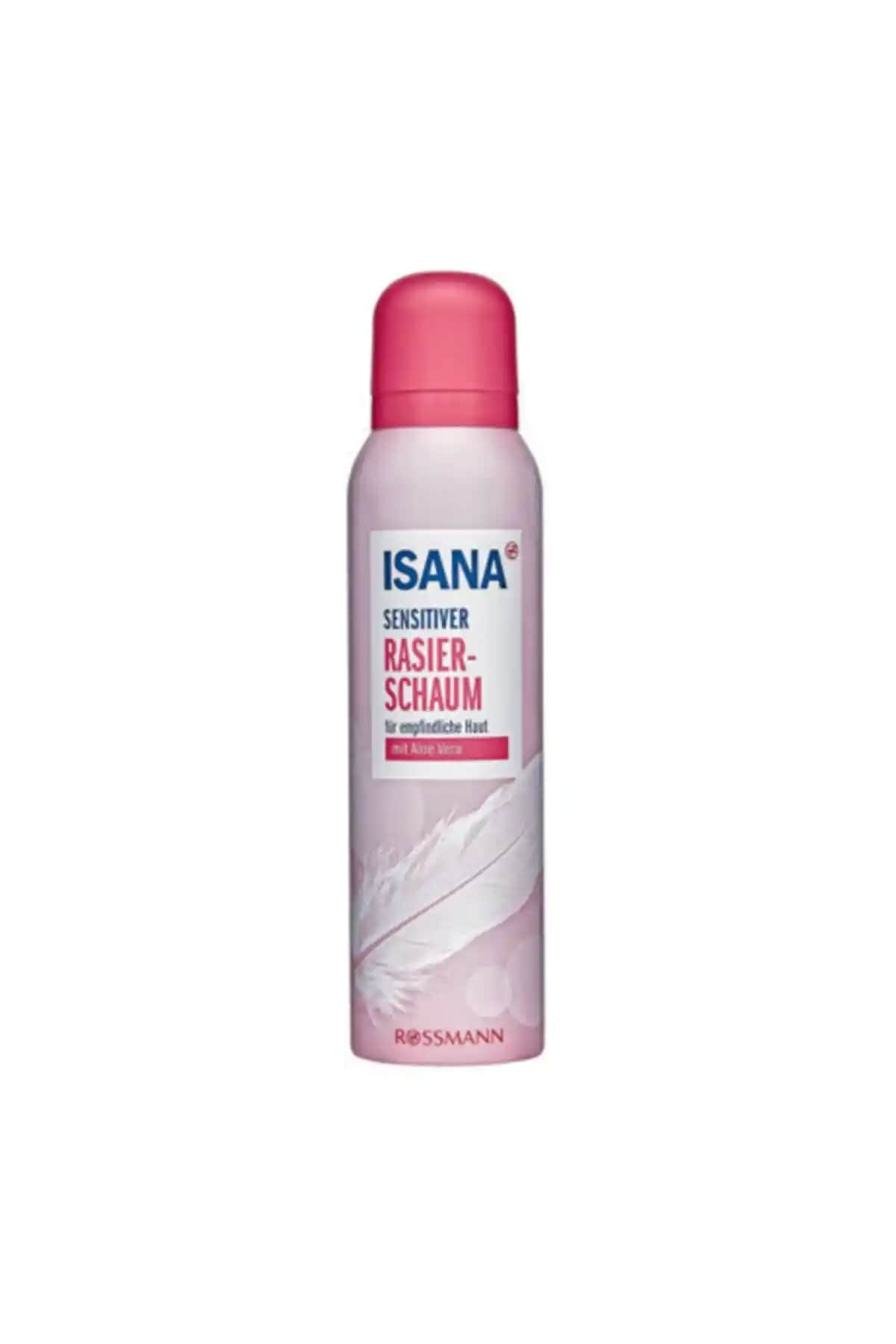 ISANA Tıraş Köpüğü Hassas Ciltler İçin Aloe Vera İçeriğiyle Etkili ve Yumuşak Kullanım