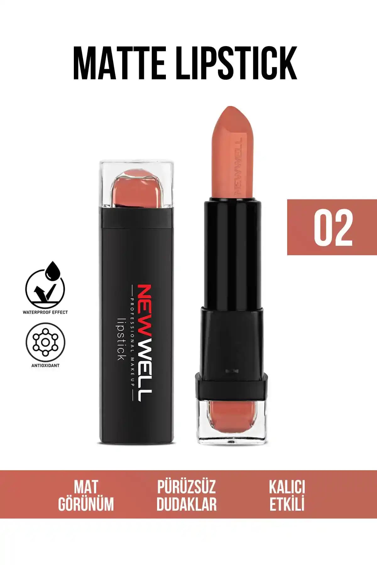 New Well Lipstick 02 ve 04 Karşılaştırması: Renk, Doku ve Kullanım Özellikleri