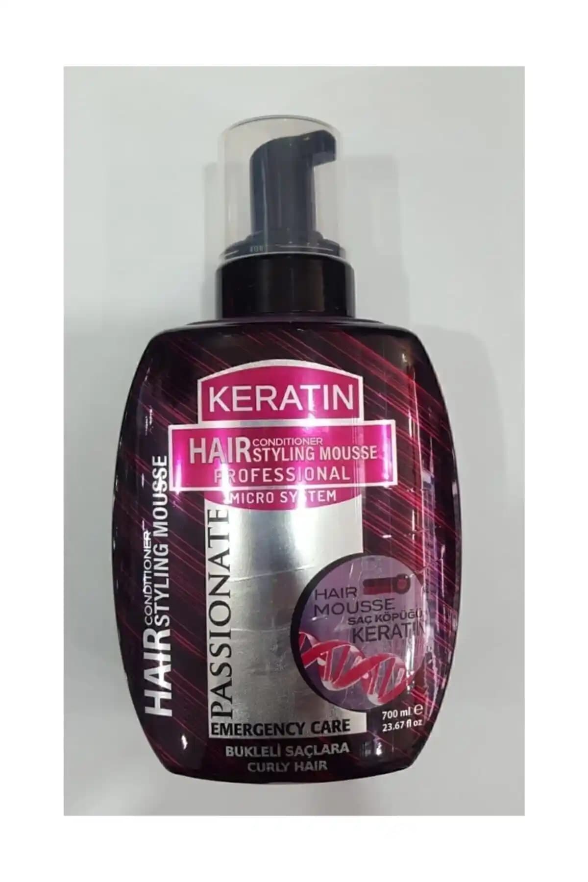 Passionate Keratin Saç Köpüğü 700 ml ile doğal ve sağlıklı saçlara ulaşın