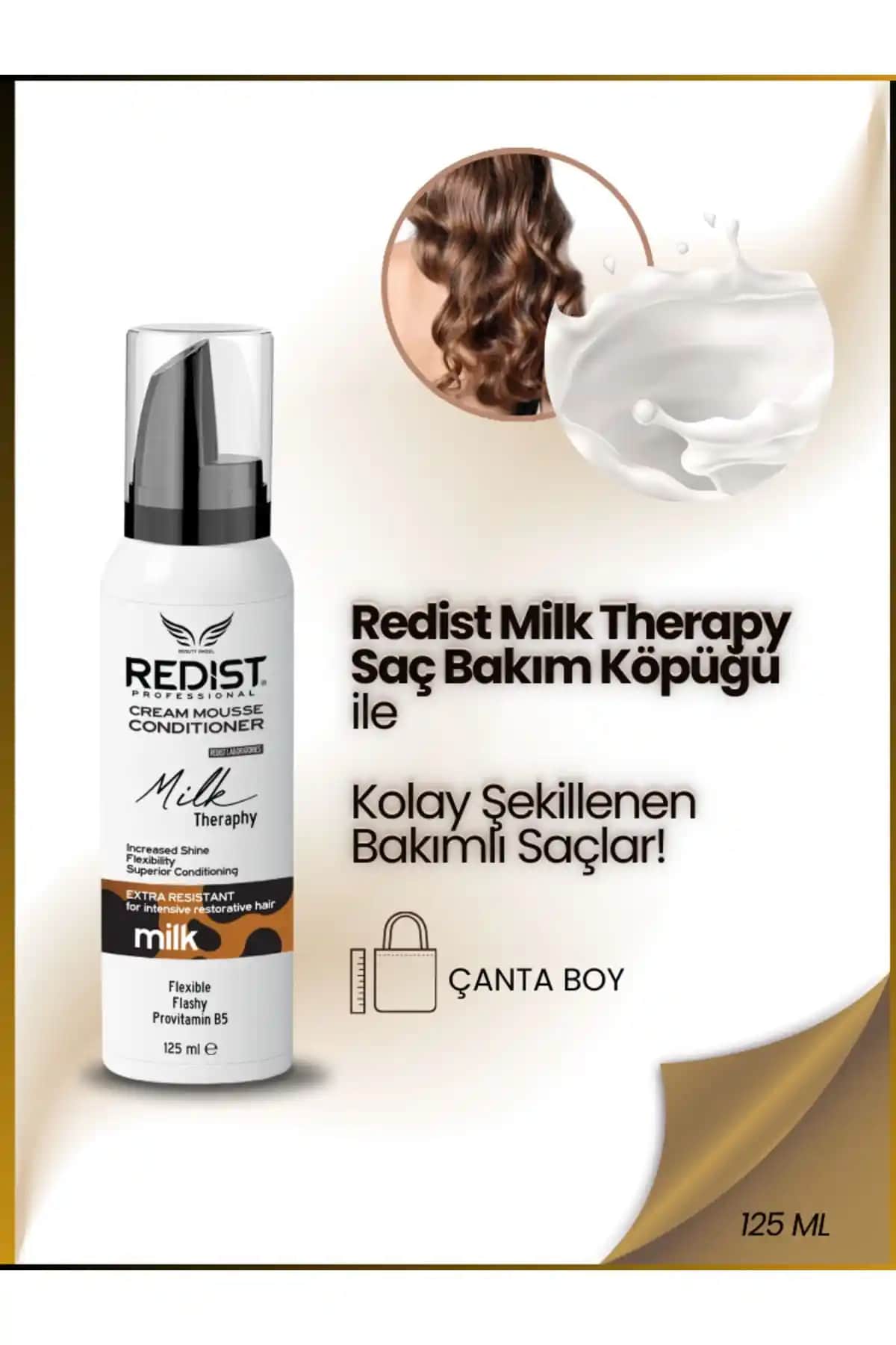 Redist Milk Therapy Saç Köpüğü: Doğal ve Hacim Kazandırıcı Saç Bakım Ürünü