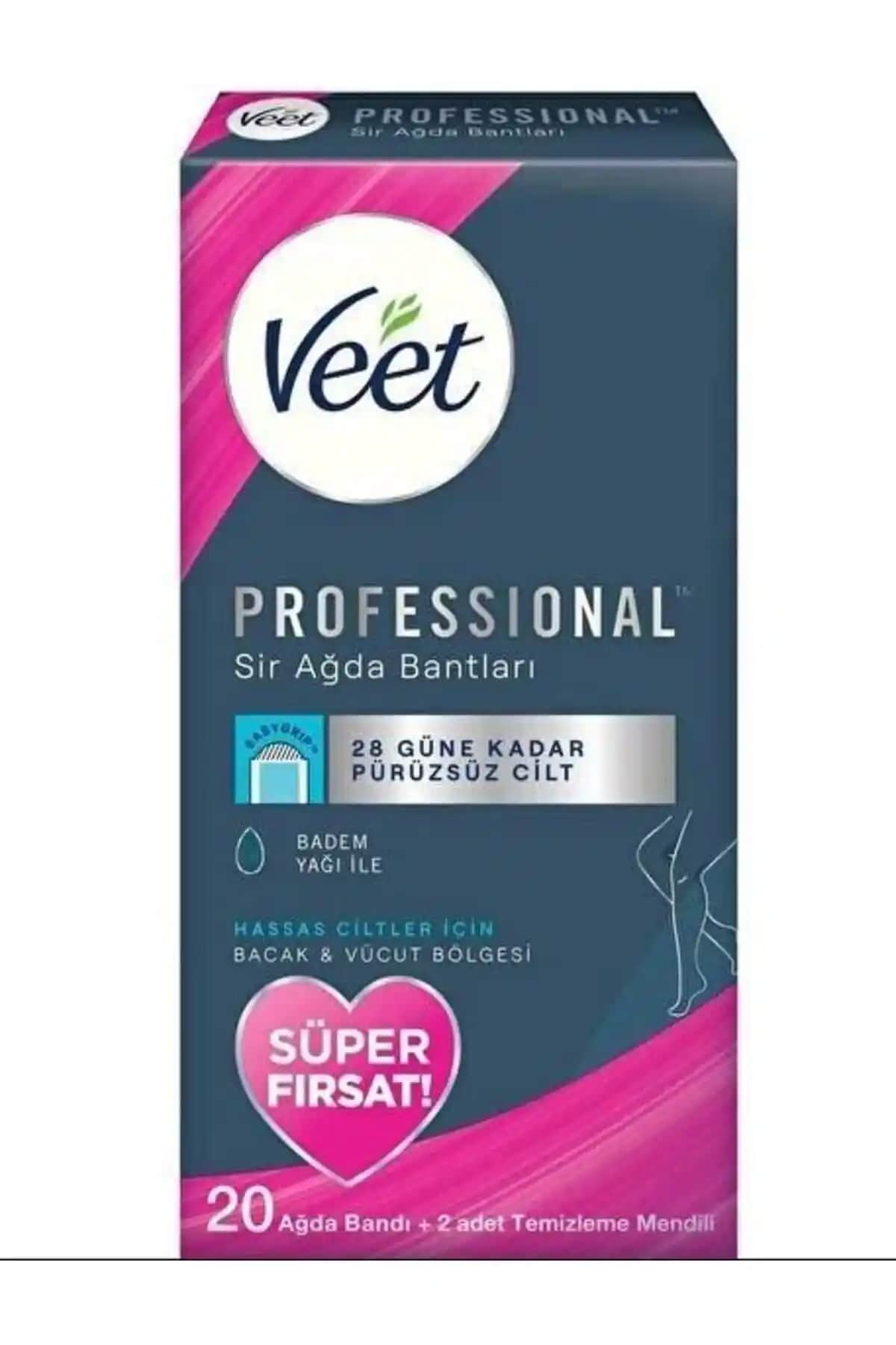 Veet Sir Ağda Bandı 20'li Hassas Ciltler İçin Profesyonel ve Ekonomik Çözüm