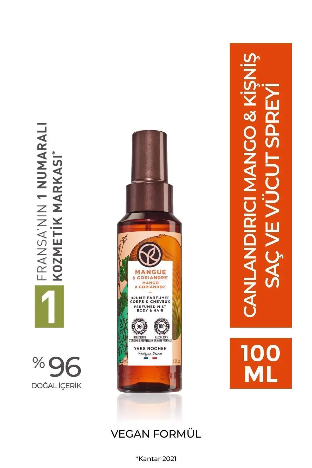 Yves Rocher Mango Kişniş ve Kır Çiçekleri Sprey Karşılaştırması 1