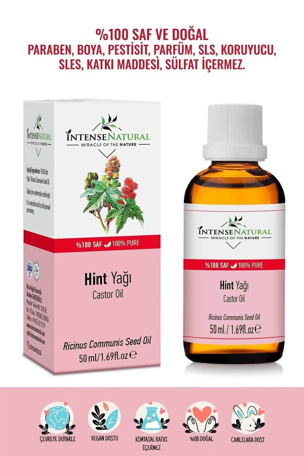 İntense Natural Hint Yağı: Doğal İçeriklerle Güzellik ve Sağlık Bakımı