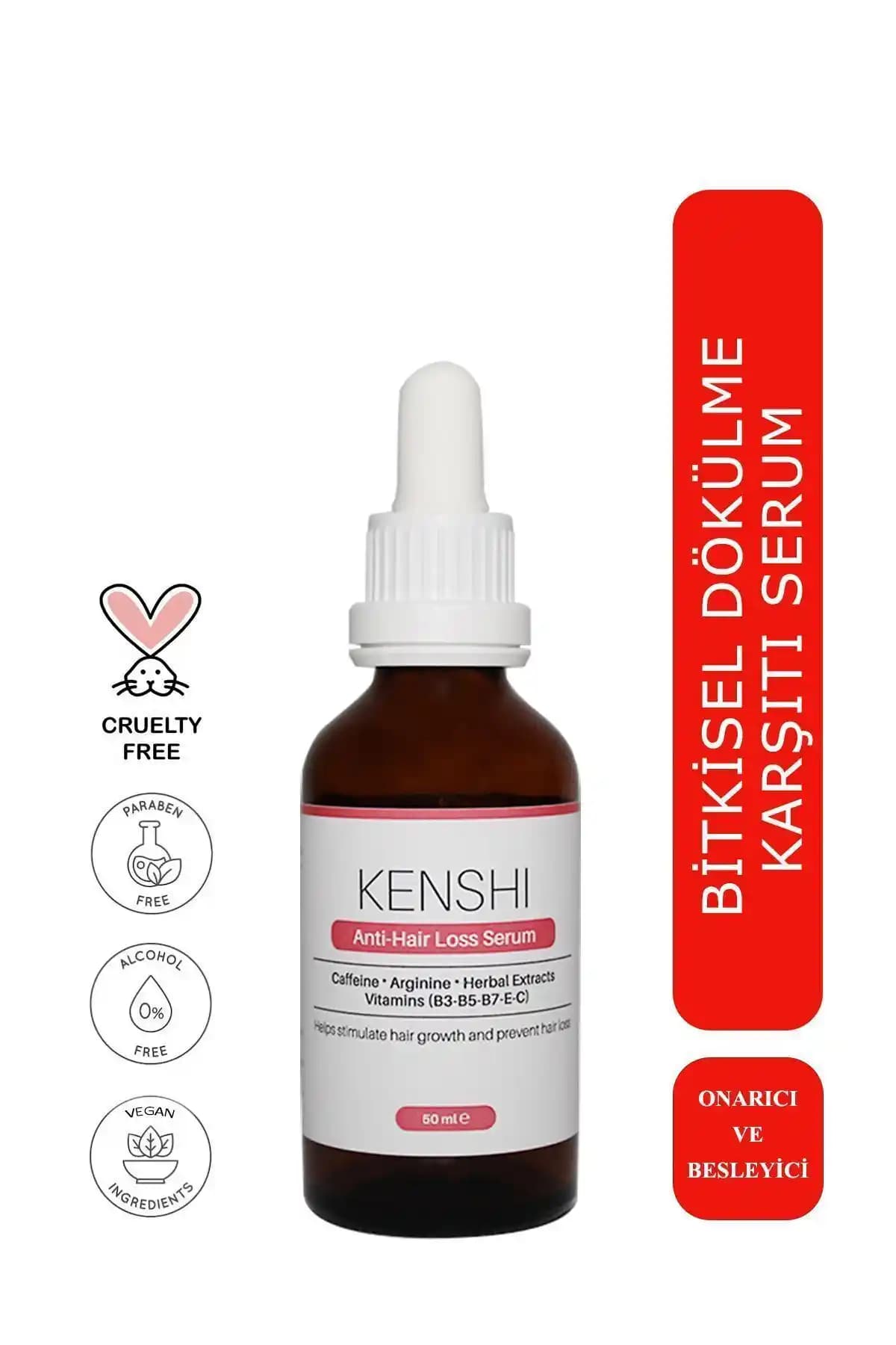 Kenshi Dökülme Karşıtı ve Saç Gelişimini Destekleyen Bitkisel Serum Özellikleri ve Faydaları