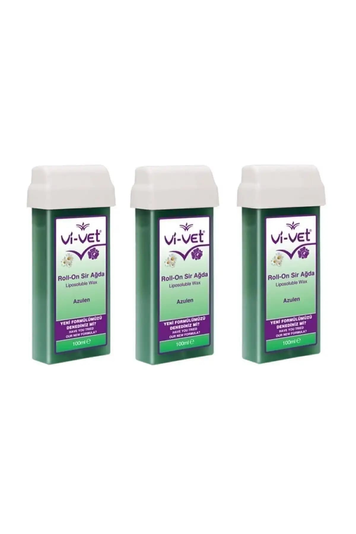 Vi vet Roll-on Sir Ağda Azulen X 3 Adet: Hassas Ciltler İçin Güvenilir ve Etkili Ağda Çözümü